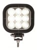 flood lights work beam opti-brite led light - 1 492 lumens black aluminum square qty