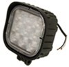 work lights opti-brite led light - spot beam 707 lumens black aluminum square 12v/24v