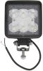 flood lights work exterior opti-brite led light - beam 617 lumens black aluminum square qty 1