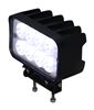flood lights work beam opti-brite led light - 2 800 lumens black aluminum rectangle qty 1