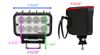 flood lights work opti-brite led light - beam 2 800 lumens black aluminum rectangle qty 1