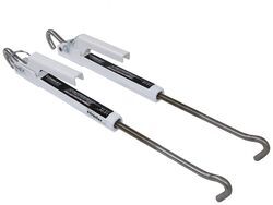 TorkLift FastGun Turnbuckles for Bed-Mounted Camper Tie-Downs - Stainless Steel - White - Qty 2 - TLS9521