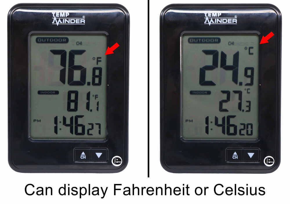 TempMinder Wireless Thermometer and Clock