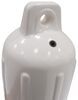 taylor made boat bumpers hull inflatable storm gard double-eye fender for 20' to 25' long boats - white vinyl