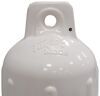 taylor made boat bumpers hull 21 - 30 inch long storm gard double-eye fender for 20' to 25' boats white vinyl