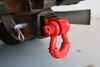 0  shackle with shank hitch mount trimax for 2 inch receivers - 10 000 lbs red