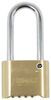 universal application padlock trimax 2 inch solid brass resettable combination - 5/16 diameter shackle