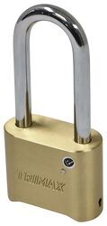 Trimax 2" Solid Brass Resettable Combination Padlock - 5/16" Diameter Shackle - TMX23FR