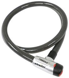Trimax Trimaflex Cable Lock - 6' Long - 1" Diameter - Nylon Coated Braided Steel - TMX24ZR
