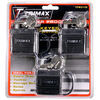 universal application padlock trimax laminated steel padlocks - 1-1/8 inch wide 5/16 shackle dual locking qty 3