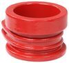 trimax king pin lock for 5th wheel trailers - collar style hardened steel red