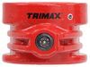 trimax king pin lock for 5th wheel trailers - collar style hardened steel red