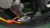 0  motorcycle lock trimax disc brake - 3/8 inch pin chrome