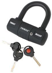 Trimax Bike U-Lock - 9/16" Shackle - Black - TMX49ZR