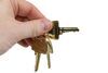 hidden padlock trimax puck locks for trailer door hasps - 3/8 inch shackle steel chrome qty 2