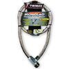 trimax locks cable utility lock ironclad flexible armor-plated - 6' long 26 mm diameter