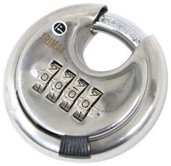 Trimax Stainless Steel Combination Padlock with 3/8" Shielded Shackle - TMX68ZR