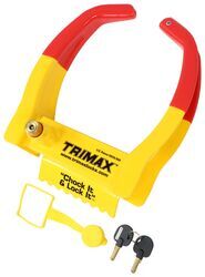 Trimax Trailer Wheel Chock and Lock - 12" to 15" Wheels - TMX75FR