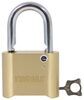 universal application padlock trimax combination - 1-1/4 inch wide 5/16 shackle