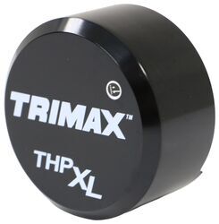 Trimax Puck Lock for Trailer Door Hasps - 3/8" Shackle - Aluminum - Black - TMX96RR