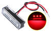 accent lights surface mount led boat light - 45 degree waterproof 240 lumens red leds clear lens