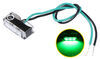 accent lights surface mount mini rectangular led boat light - waterproof 120 lumens green clear lens