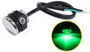 LED Interior Boat Accent Light w/ Cover - Recessed Mount - Waterproof - Green LED - Clear Lens