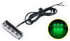 accent lights surface mount eon led boat light - waterproof 150 lumens green leds clear lens 36 inch wire