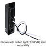 0  accessories and parts tecniq boat lights vertical mounting cover for led accent light - black