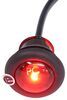 clearance lights side marker mini clearance/side light w/ grommet - submersible red led lens 0.180 inch bullet