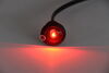 0  clearance lights submersible mini clearance/side marker light w/ grommet - red led lens 0.180 inch bullet
