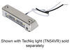 0  boat lights horizontal mounting cover for tecniq led accent light - stainless steel