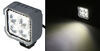 flood lights work steelhead led light - beam 1 100 lumens 3 inch square white aluminum 12v/24v