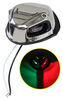 navigation lights surface mount led boat light - deck green and red stainless steel cover