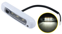 LED Bimini Top Light w/ Switch - Surface Mount - 220 Lumens - White Cover - TN65VR