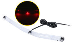 V-Shaped Identification Light Bar for Boat Trailers - Submersible - Red LEDs - Clear Lens - TN73MR