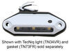 0  boat lights mounting cover for 45-degree tecniq led accent light - white