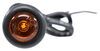clearance lights 1 inch diameter mini clearance/side marker light w grommet - submersible amber led lens 18 pigtail