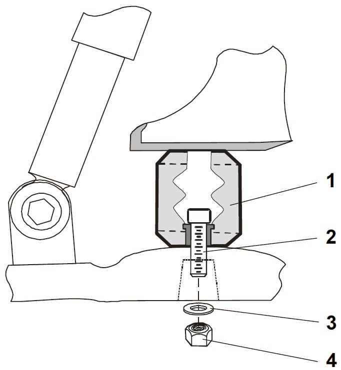 2000 Nissan Frontier Timbren Front Suspension Enhancement System