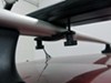 2005 toyota prius  fork mount 15mm thru-axle 20mm 9mm kuat trio roof bike rack - clamp on aluminum black and polished chrome