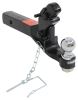 fixed ball mount 2 inch one pintle hook combo with shank 12k