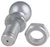 pintle hitch ball 2 inch diameter with 10000 lb gtw - chrome