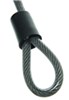 bike lock tow ready cable - vinyl coated steel 4' long