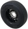 tire with wheel 8 on 6-1/2 inch triangle st235/80r16 heavy-duty radial w/ 16 black mesh - lr g