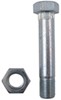 truryde trailer leaf spring suspension  3 inch long zinc shackle bolt with locknut for double-eye springs -