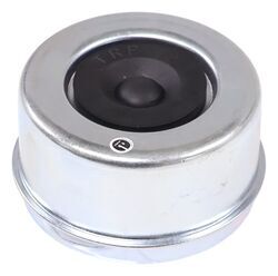 Trailer Hub Grease Cap with Rubber Plug, 2.72" - Drive-In for EZ Lube Axles - Qty 1 - TRU66FR