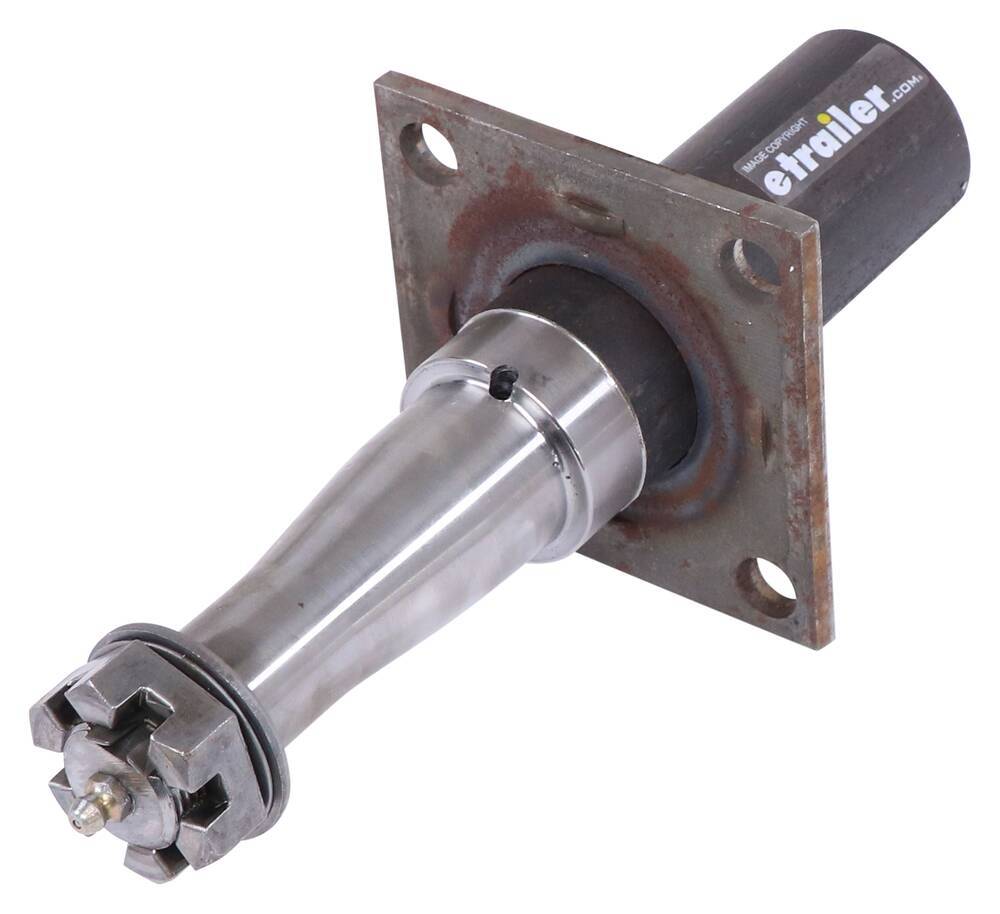 84 E-Z Lube Spindle w/ Brake Flange for 3,500-lb Trailer Axle - 1