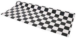 Checkerboard Vinyl Flooring - Black and White - 65 to 67 Mil - 24' Long x 8'4" Wide - TS36FR