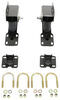 leaf spring replacement system timbren silent ride suspension for single axle trailers w/ 2-3/8 inch round axles - 2 000 lbs