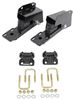 leaf spring replacement system timbren silent ride suspension for single axle trailers w/ 2 inch square axles - 000 lbs